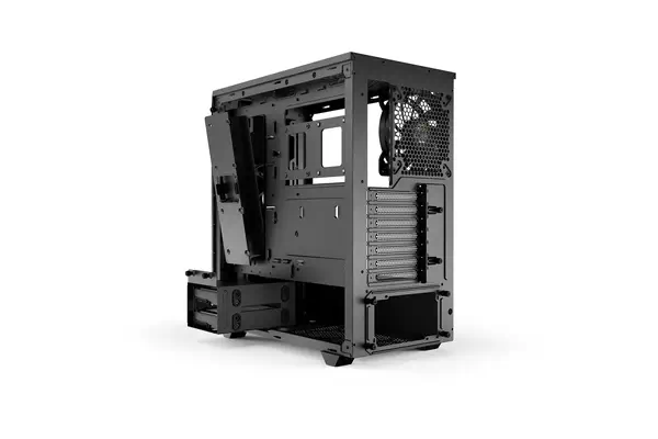 Pure Base 500 noir | Boîtier PC vitré, be quiet! - visuel 1 - hello RSE - AMORTISSEMENT DU BRUIT