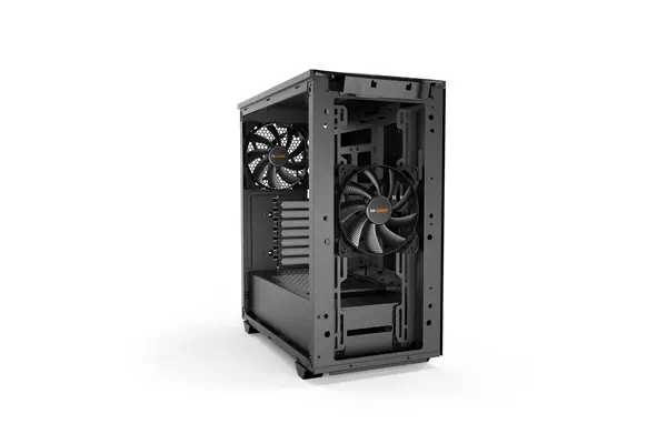 Pure Base 500 noir | Boîtier PC vitré, be quiet! - visuel 1 - hello RSE - PANNEAU SUPÉRIEUR HAUTE PERFORMANCE