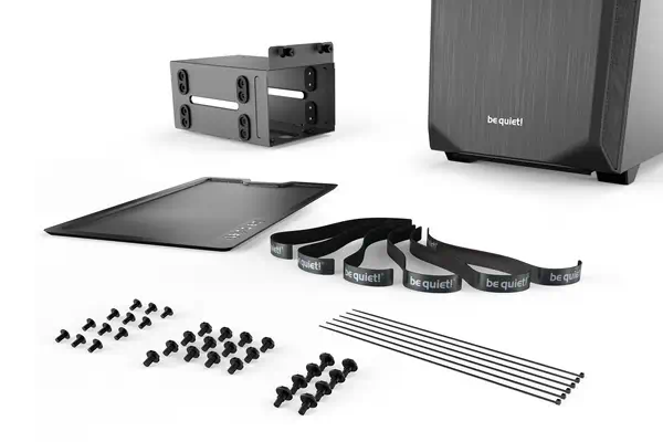 Pure Base 500 noir | Boîtier PC, Mini ATX / Micro ATX / ATX, 2 ventilateurs Pure Wings 2 140 mm - be quiet! - Boitier - visuel 9