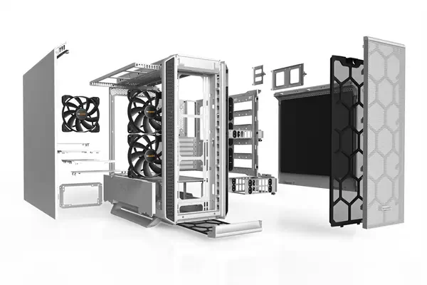 Silent Base 802 Blanc | Boîtier PC ARGB Mini ITX / Micro ATX / ATX / E-ATX, 3 ventilateurs Pure Wing - be quiet! - Boitier - visuel 6