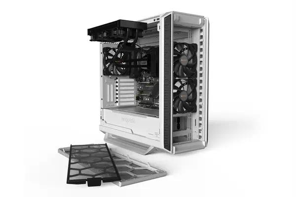 Silent Base 802 Blanc | Boîtier PC ARGB vitré, Mini ITX / Micro ATX / ATX / E-ATX, 3 ventilateurs Pu - be quiet! - Boitier - visuel 10