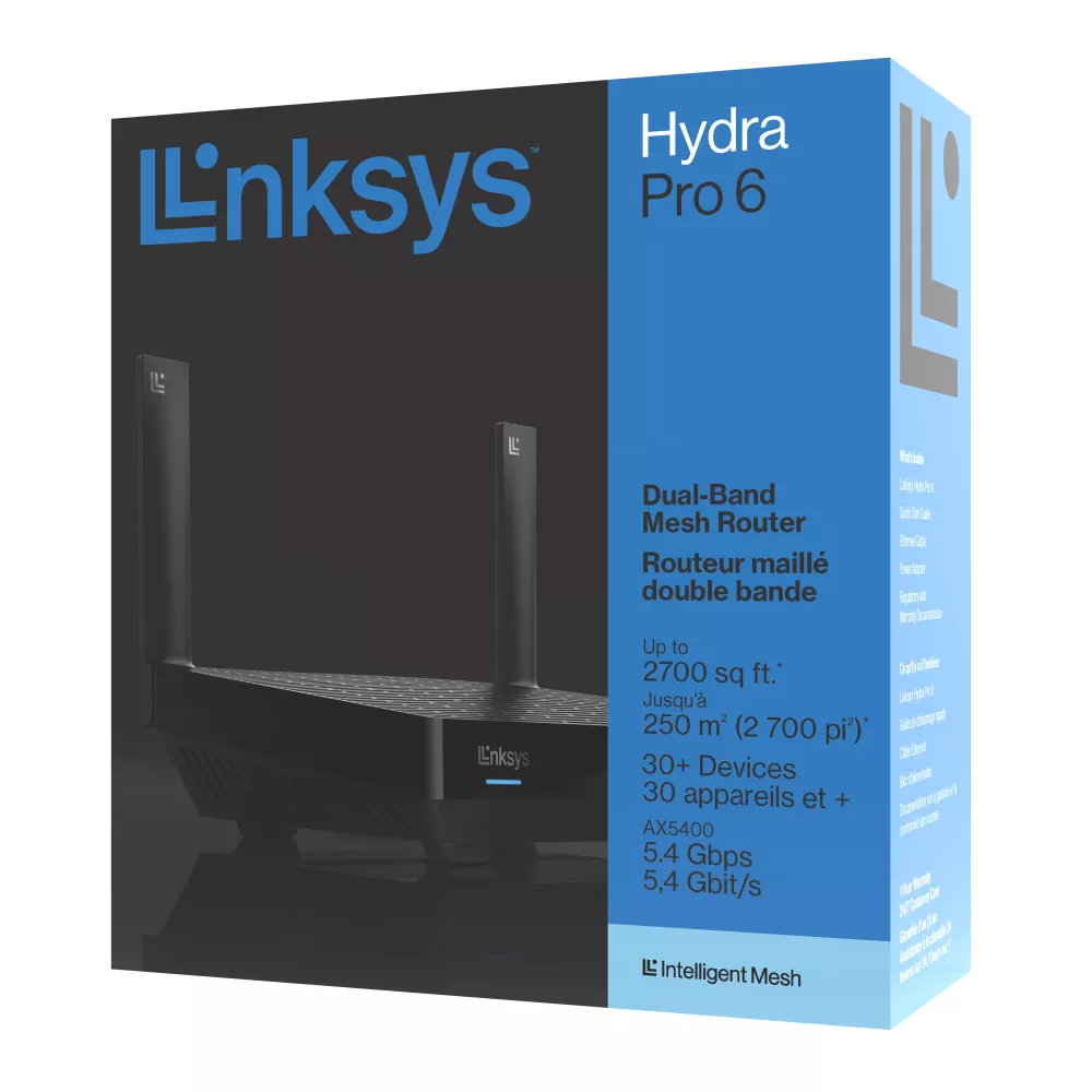 Achat LINKSYS Hydra Pro 6 Whole-Home Mesh Wi-Fi 6 sur hello RSE - visuel 9