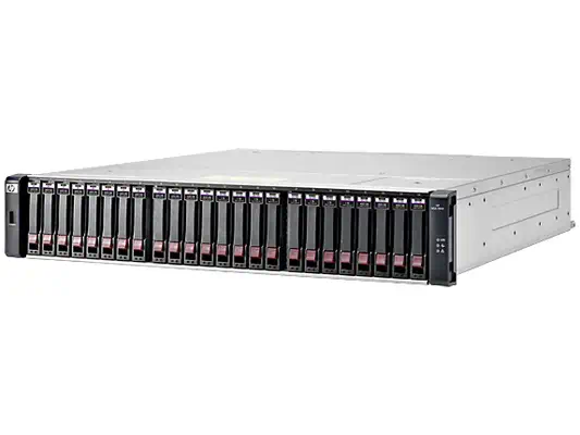 HPE MSA 1040 boîtier de disques Rack (2 U) Noir, Acier inoxydable - Serveur NAS - visuel 2