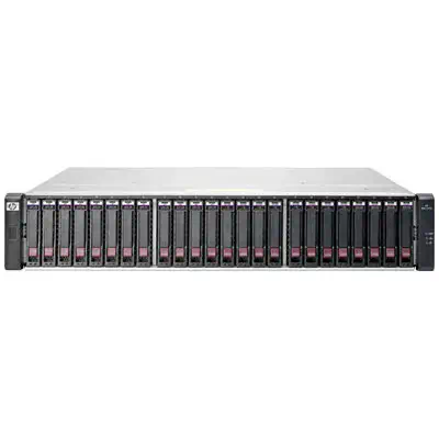 HPE MSA 1040 boîtier de disques Rack (2 U) Noir, Acier inoxydable - Serveur NAS - visuel 1