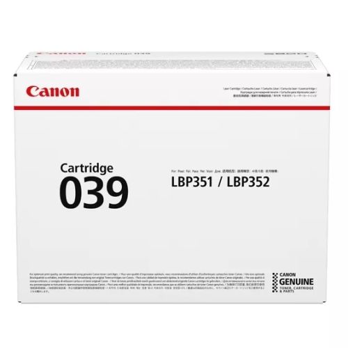 Achat CANON CRG 039 toner standard capacity yield 11.000 et autres produits de la marque Canon