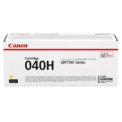 Canon 040H Cartouche de toner 1 pièce(s) Original Jaune - Toner - visuel 1