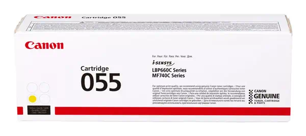 Canon 055 Cartouche de toner 1 pièce(s) Original Jaune - Toner - visuel 2