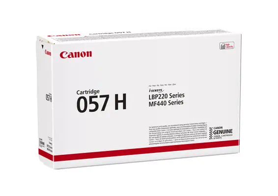 Canon i-SENSYS 057H Cartouche de toner 1 pièce(s) Original Noir - Toner - visuel 2