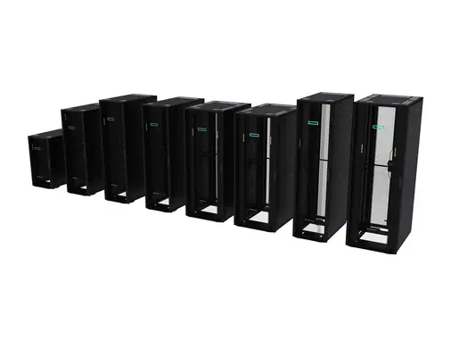 Rack sur palette avancé 42U 600 mm x 1 075 mm G2 avec panneaux latéraux et baies - HP - Rack et Armoire - visuel 1