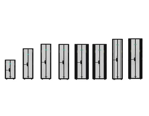 Rack G2 antichoc Advanced 22U 600 mm x 1 075 mm en kit avec panneaux latéraux et baies - HP - Rack et Armoire - visuel 5