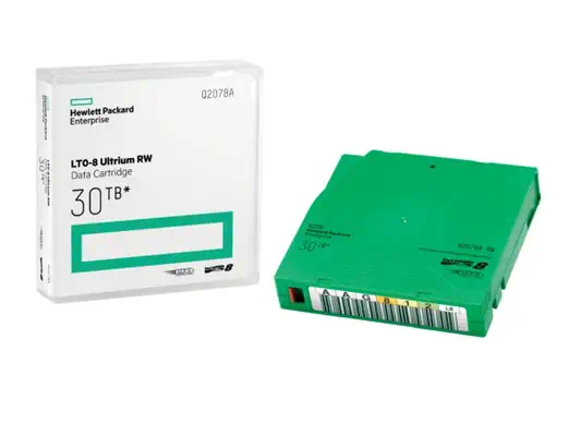LTO-8 Ultrium 30TB RW Data Cartridge - HP - Cartouche LTO - visuel 1