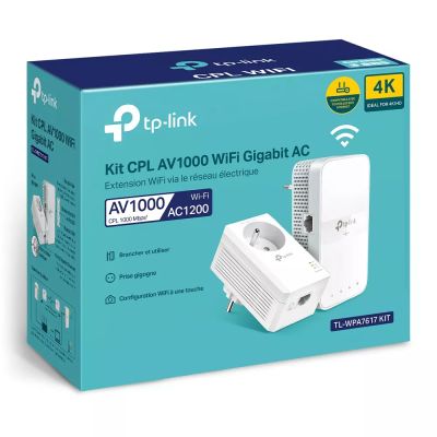 Achat TP-LINK AV1000 Gigabit Powerline AC1200 Wi-Fi KitTP-LINK AV1000 sur hello RSE - visuel 3