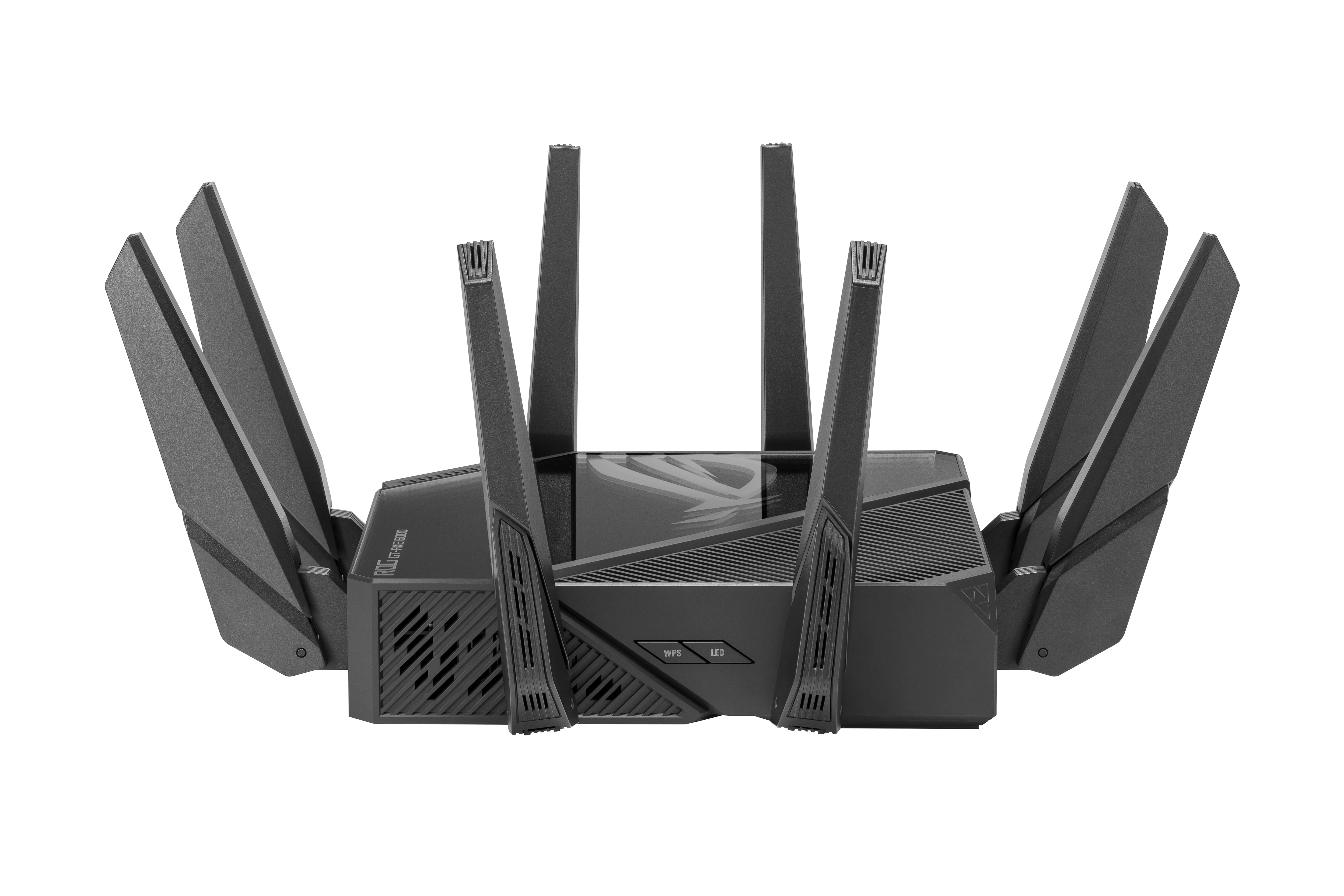 ASUS ROG Rapture GT-AXE16000 Quad-band WiFi 6E 802 Asus - visuel 1 - hello RSE - Configuration flexible des ports réseau