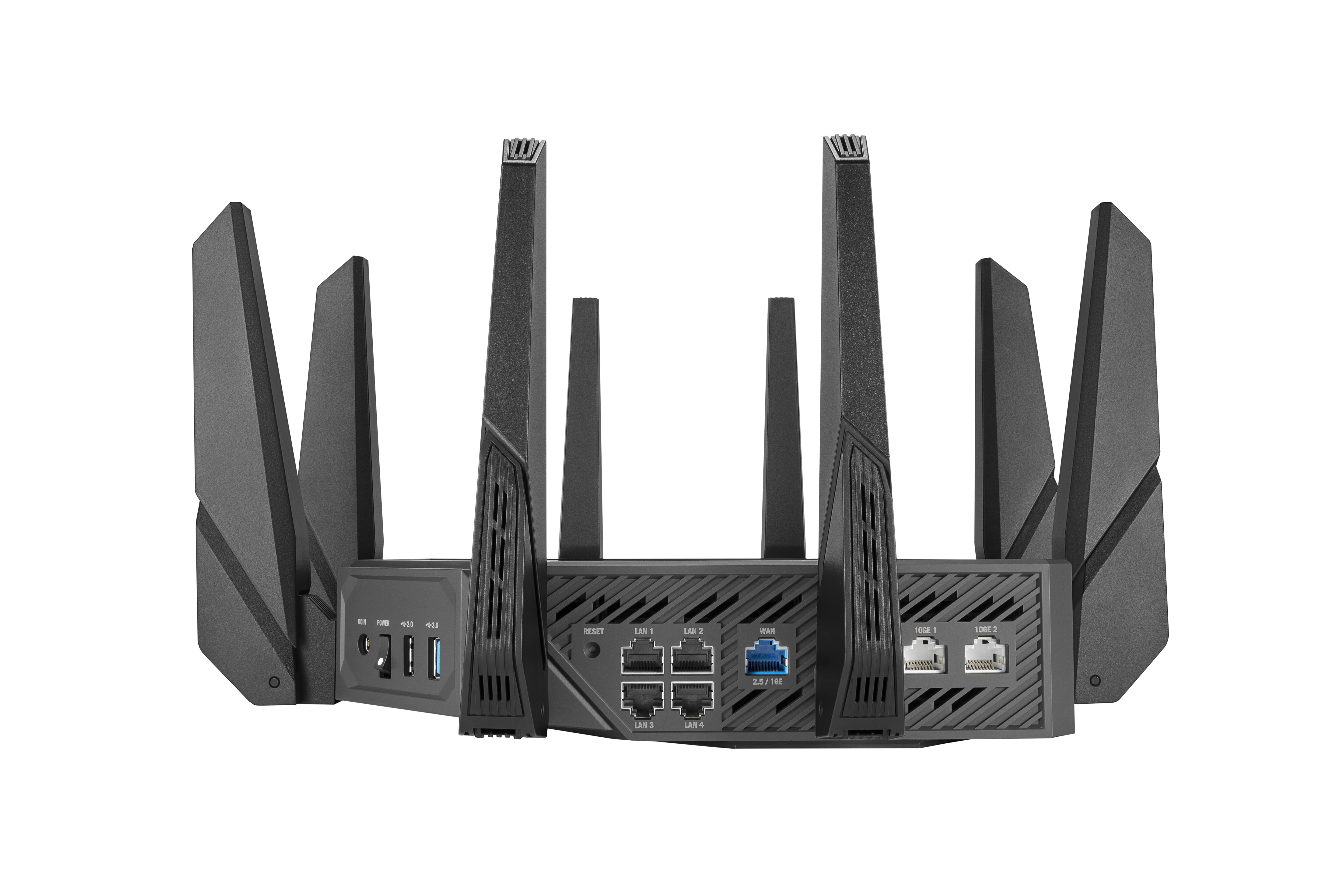 ASUS ROG Rapture GT-AXE16000 Quad-band WiFi 6E 802 Asus - visuel 1 - hello RSE - Conçu pour être le routeur AiMesh ultime