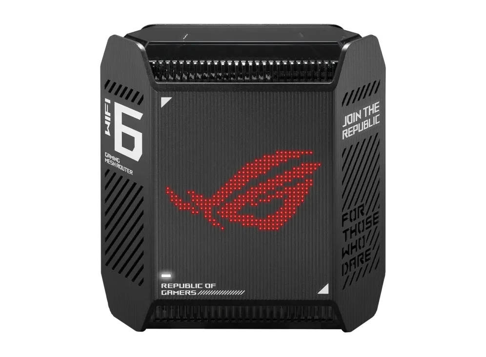 ASUS ROG Rapture GT6 Black 1PK AX10000 Whole-Home Asus - visuel 1 - hello RSE - Un look cool, un fonctionnement cool