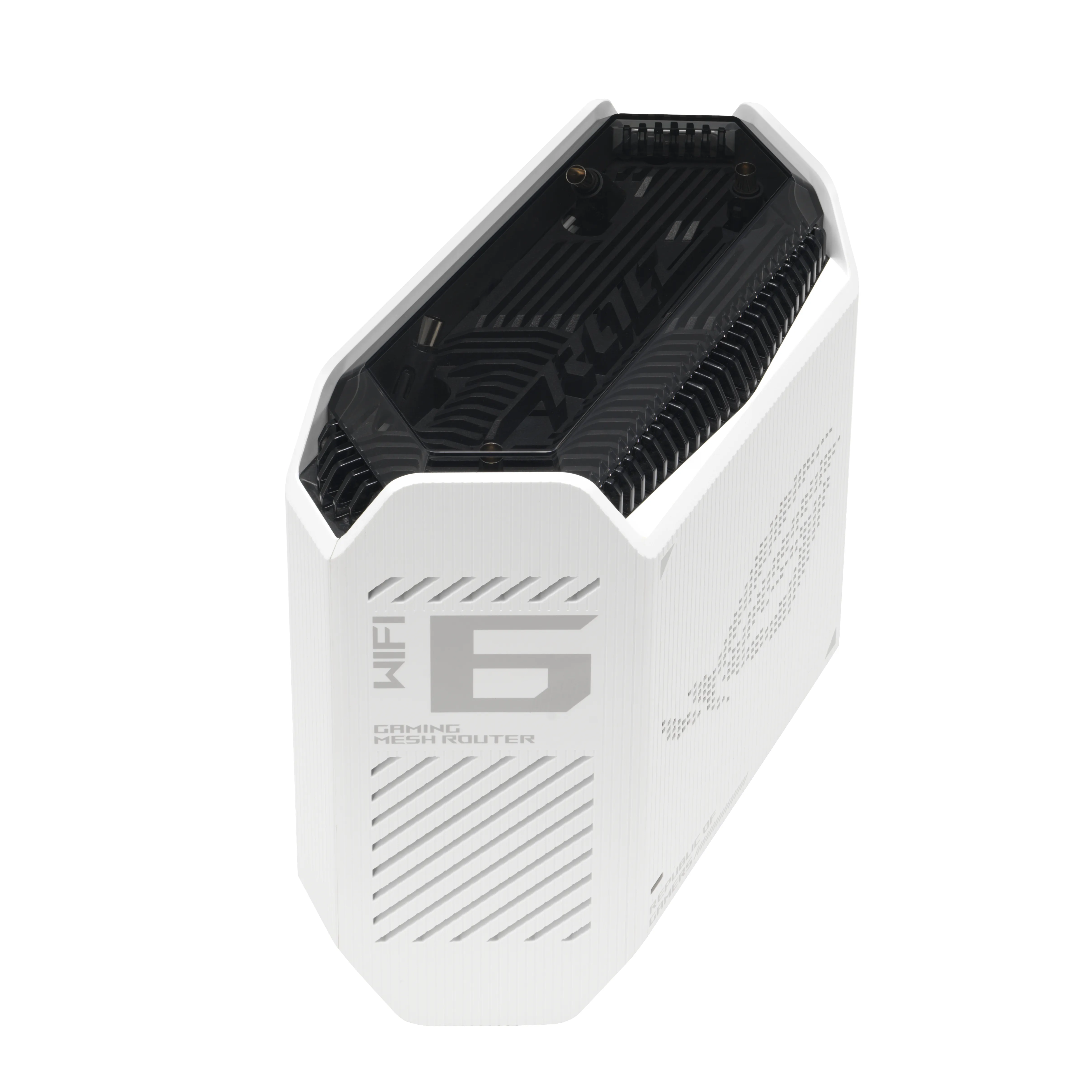 ASUS ROG Rapture GT6 White 1PK AX10000 Whole-Home Asus - visuel 1 - hello RSE - Couverture étendue avec RangeBoost Plus
