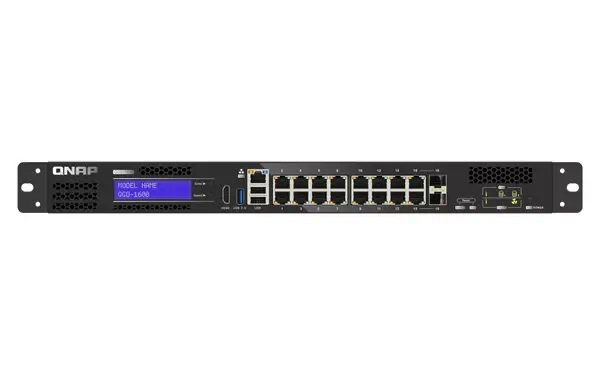 QNAP QGD-1600 Géré Gigabit Ethernet (10/100/1000) 1U Noir, Gris - Switchs et Hubs - visuel 1