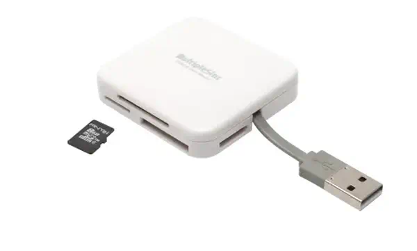 PNY AXP724 lecteur de carte mémoire USB 2.0 Blanc - Accessoire Stockage - visuel 1