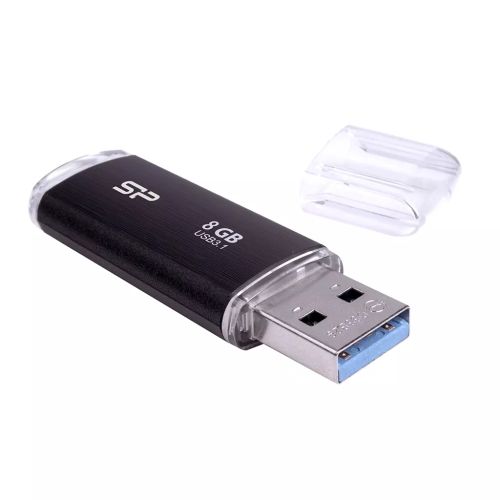 Revendeur officiel SILICON POWER memory USB Blaze B02 8Go USB 3.0 Black