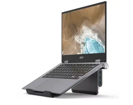 Acer HP.DSCAB.012 Support de livres Supports de Laptop Argent 39,6 cm (15.6") - Station d'accueil pour portable - visuel 8