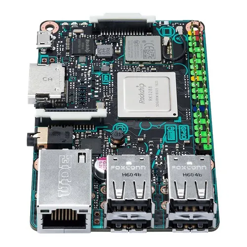 ASUS Tinker Board Rockchip RK3288 ARM Mali-T764 GPU Asus - visuel 1 - hello RSE - Qualité audio HD