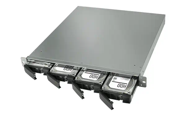 QNAP TS-977XU-RP NAS Rack (1 U) AMD Ryzen™ 5 3600 8 Go DDR4 0 To QNAP QTS Noir - Serveur NAS - visuel 3