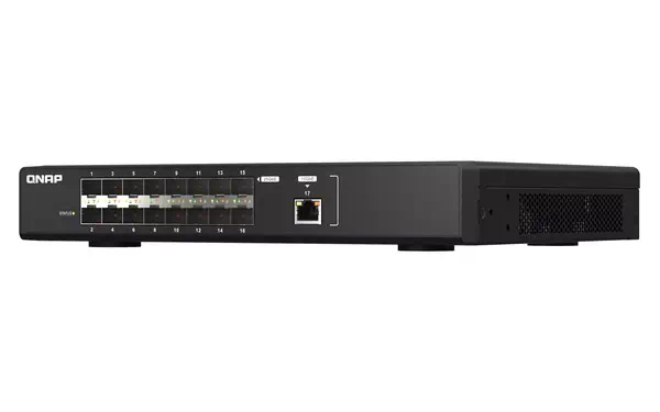 QNAP QSW-M5216-1T commutateur réseau Géré L2 Noir QNAP - visuel 1 - hello RSE - Optimisez les performances du réseau avec le contrôle de la bande passante et des paquets
