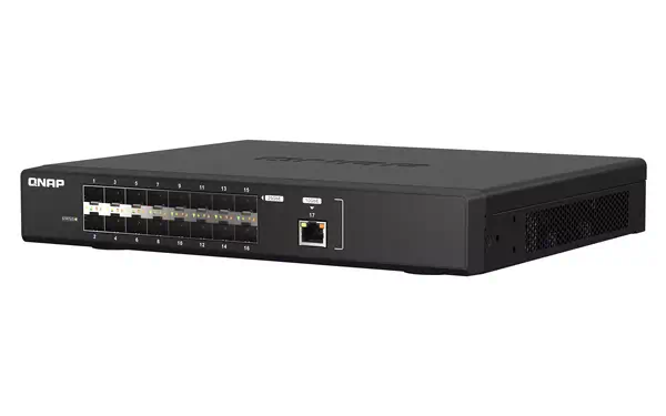 QNAP QSW-M5216-1T commutateur réseau Géré L2 Noir QNAP - visuel 1 - hello RSE - Puissantes fonctions système et de sécurité