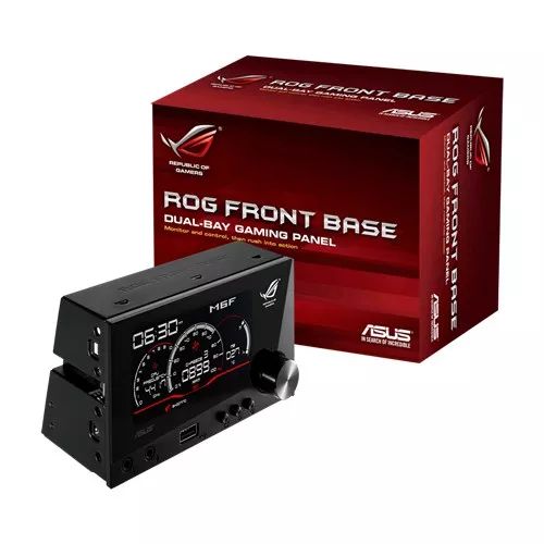 Vente ASUS ROG Front Base - Dual-Bay Gaming Panel - Black au meilleur prix