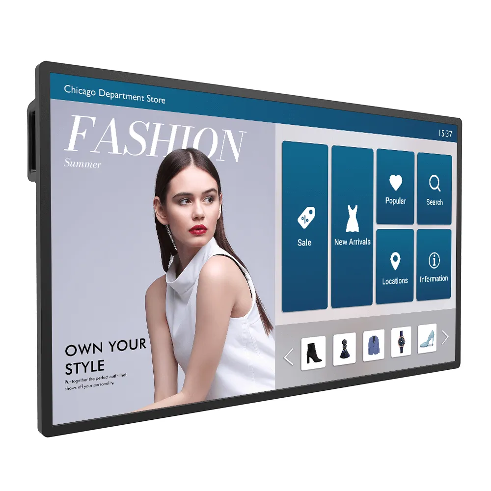 BenQ IL4301 Écran plat interactif 109,2 cm (43") ADS 400 cd/m² 4K Ultra HD Noir Écran tactile Intégr - Affichage dynamique - visuel 4