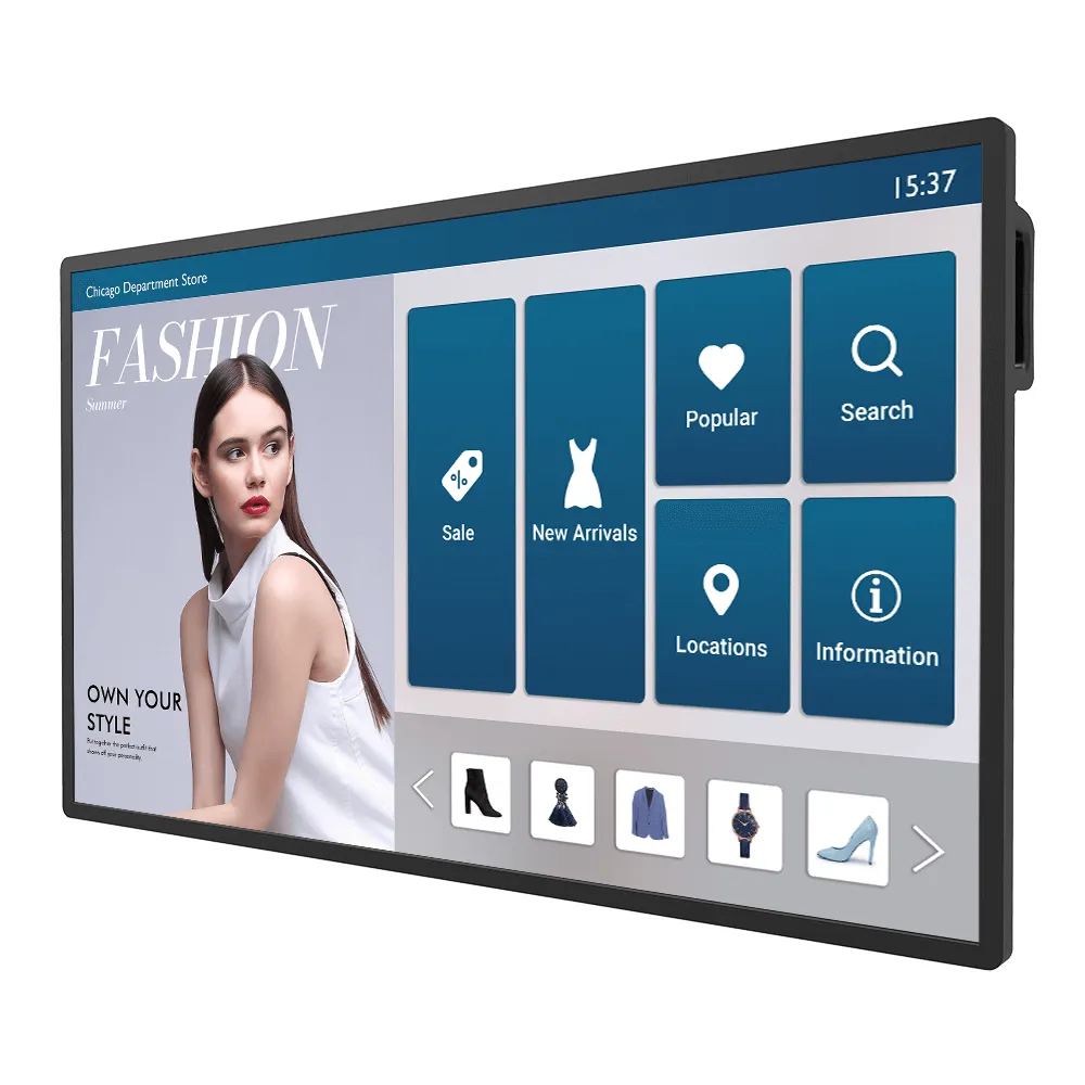 BenQ IL4301 Écran plat interactif 109,2 cm (43") ADS 400 cd/m² 4K Ultra HD Noir Écran tactile Intégr - Affichage dynamique - visuel 3