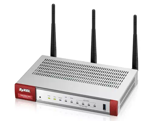 Zyxel USG20W-VPN-EU0101F routeur sans fil Gigabit Ethernet Bi-bande (2,4 GHz / 5 GHz) Gris, Rouge - Firewall - visuel 4