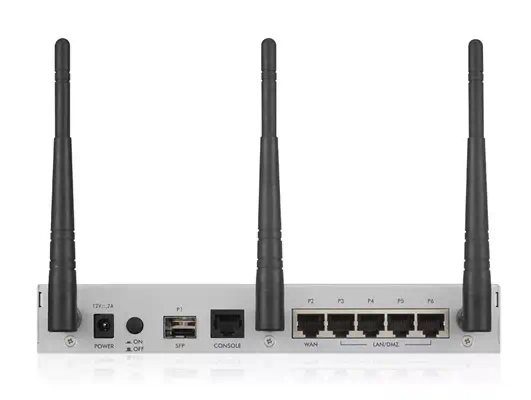 Zyxel USG20W-VPN-EU0101F routeur sans fil Gigabit Ethernet Bi-bande (2,4 GHz / 5 GHz) Gris, Rouge - Firewall - visuel 5