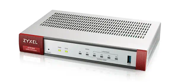 Zyxel ATP100 pare-feux (matériel) 1 Gbit/s - Firewall - visuel 3
