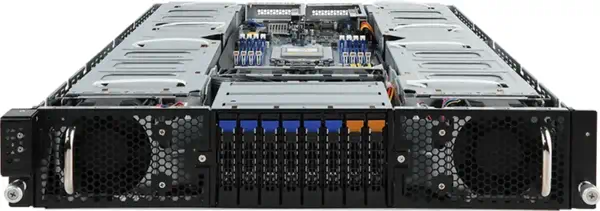 GIGABYTE G292-Z20 AMD SoC Socket SP3 Rack (2 U) Noir, Acier - Gigabyte - Barebone - visuel 2