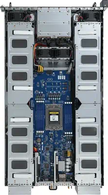 GIGABYTE G292-Z20 AMD SoC Socket SP3 Rack (2 U) Noir, Acier - Gigabyte - Barebone - visuel 4