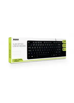 Port Designs 900752-FR clavier Bureau USB AZERTY Français Noir - Clavier - visuel 2