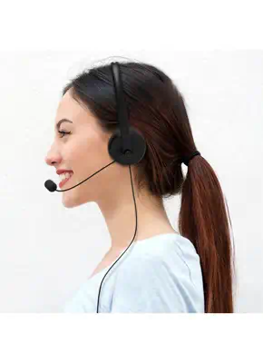 Port Designs 901604 écouteur/casque Avec fil Arceau Bureau/Centre d'appels USB Type-A Noir - Accessoire - visuel 7