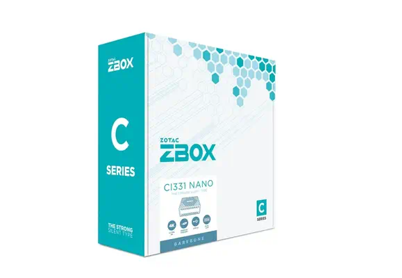 ZOTAC ZBOX CI331 NANO mini-pc Barebone Intel Core - Zotac - visuel 8