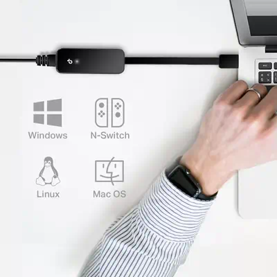 TP-Link UE306 station d'accueil Noir - Borne Wifi - visuel 8