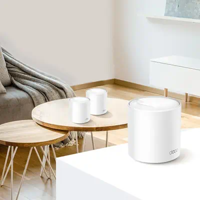 TP-Link Deco X60 Bi-bande (2,4 GHz / 5 GHz) Wi-Fi 6 (802.11ax) Blanc 2 Interne - Routeur - visuel 3
