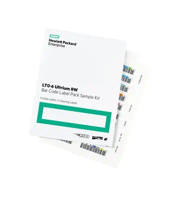 HPE LTO-6 Ultrium RW Bar Code Label Pack - Cartouche LTO - visuel 1
