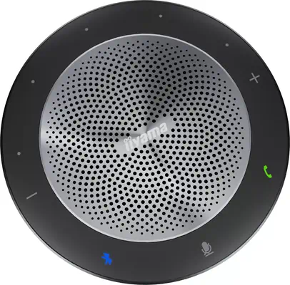 iiyama UC SPK01L enceinte de conférences Bluetooth Noir, Gris 4.2+EDR - Visioconférence - visuel 1