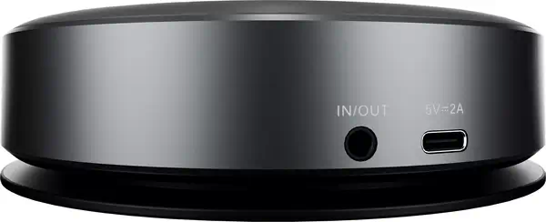 iiyama UC SPK01L enceinte de conférences Bluetooth Noir, Gris 4.2+EDR - Visioconférence - visuel 4