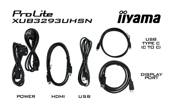 iiyama ProLite XUB3293UHSN-B5 écran plat de PC 80 cm (31.5") 3840 x 2160 pixels 4K Ultra HD LCD Noir - Ecran Ordinateur - visuel 8