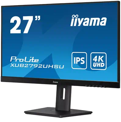 iiyama ProLite XUB2792UHSU-B5 écran plat de PC 68,6 cm (27") 3840 x 2160 pixels 4K Ultra HD LED Noir - Ecran Ordinateur - visuel 4