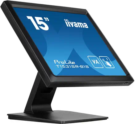 iiyama T1531SR-B1S écran plat de PC 38,1 cm (15") 1024 x 768 pixels XGA LCD Écran tactile Noir - Ecran Ordinateur - visuel 7