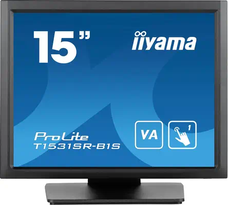 iiyama T1531SR-B1S écran plat de PC 38,1 cm (15") 1024 x 768 pixels XGA LCD Écran tactile Noir - Ecran Ordinateur - visuel 8