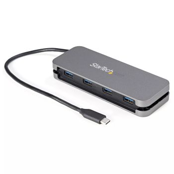 Achat StarTech.com Hub USB-C 4 Ports - 4x USB-A - Hub USB 3.0 Type-C 5Gbps (USB 3.2 Gen 1) - Alimenté par Bus - Adaptateur Hub USB-C vers USB-A Portable - Câble 28.5cm/Rangement Intégré au meilleur prix