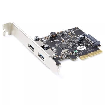 Vente Switchs et Hubs StarTech.com Carte PCIe 2 Ports USB - 10Gbps/port - Carte